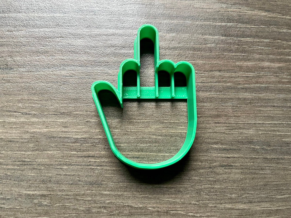 Middle Finger Cookie Cutter